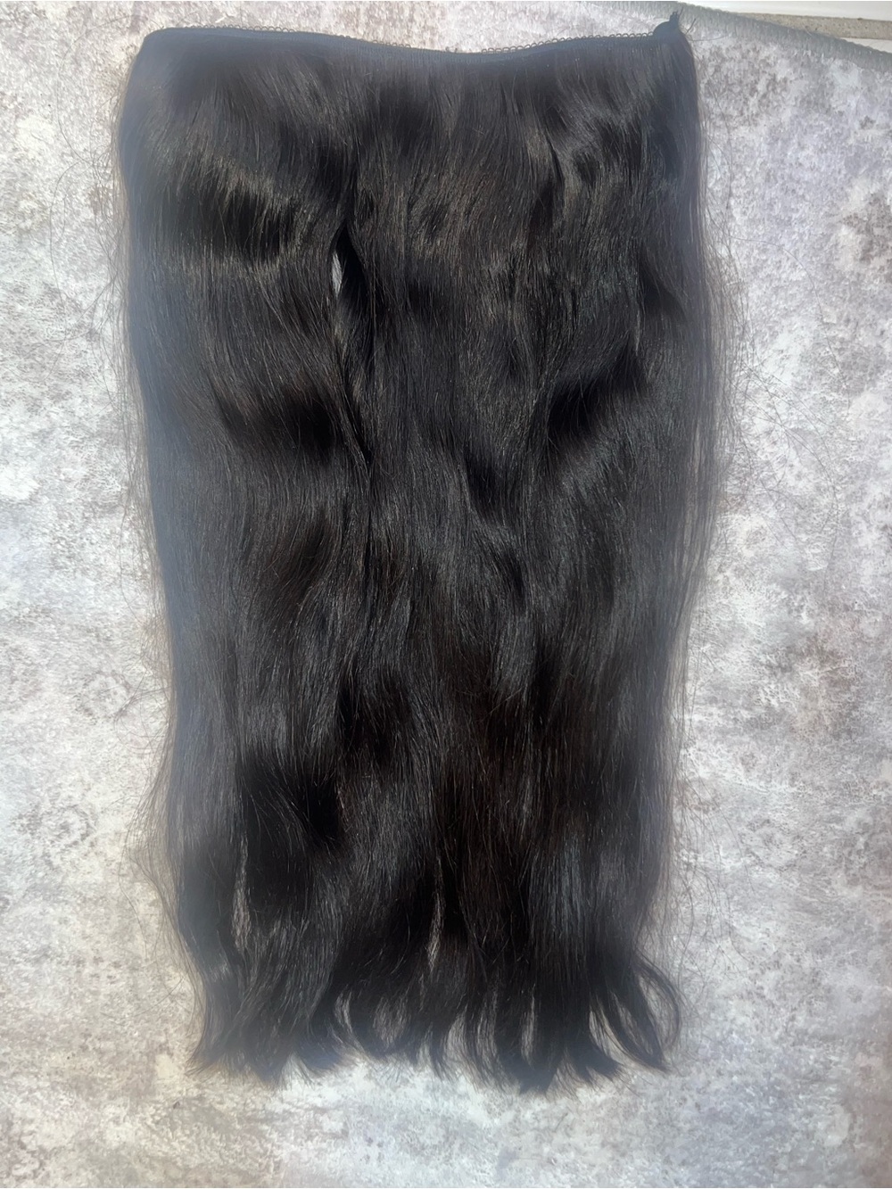 HALO EXTENSION 18” natural black 100% human hair